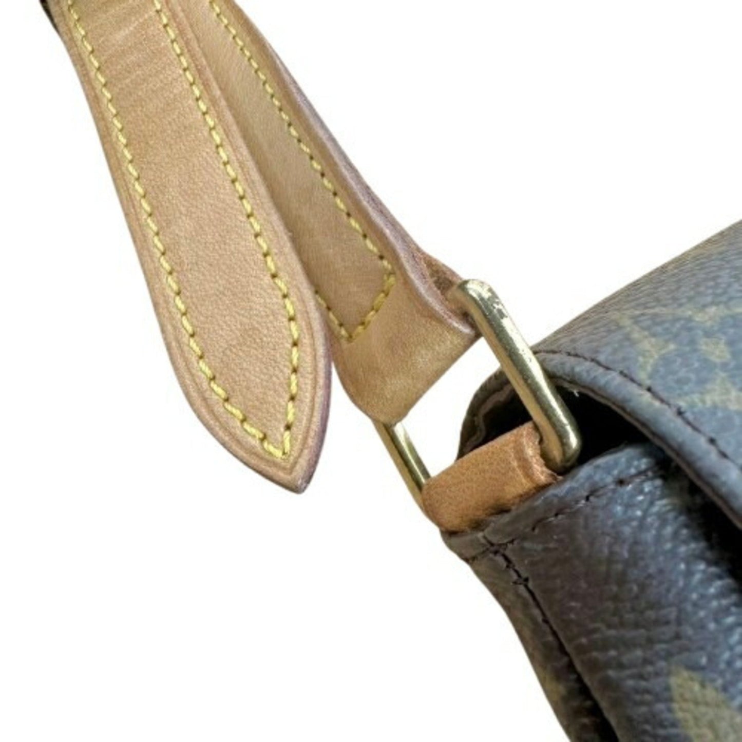Louis Vuitton Musette Salsa, Brown, Canvas, shoulder
