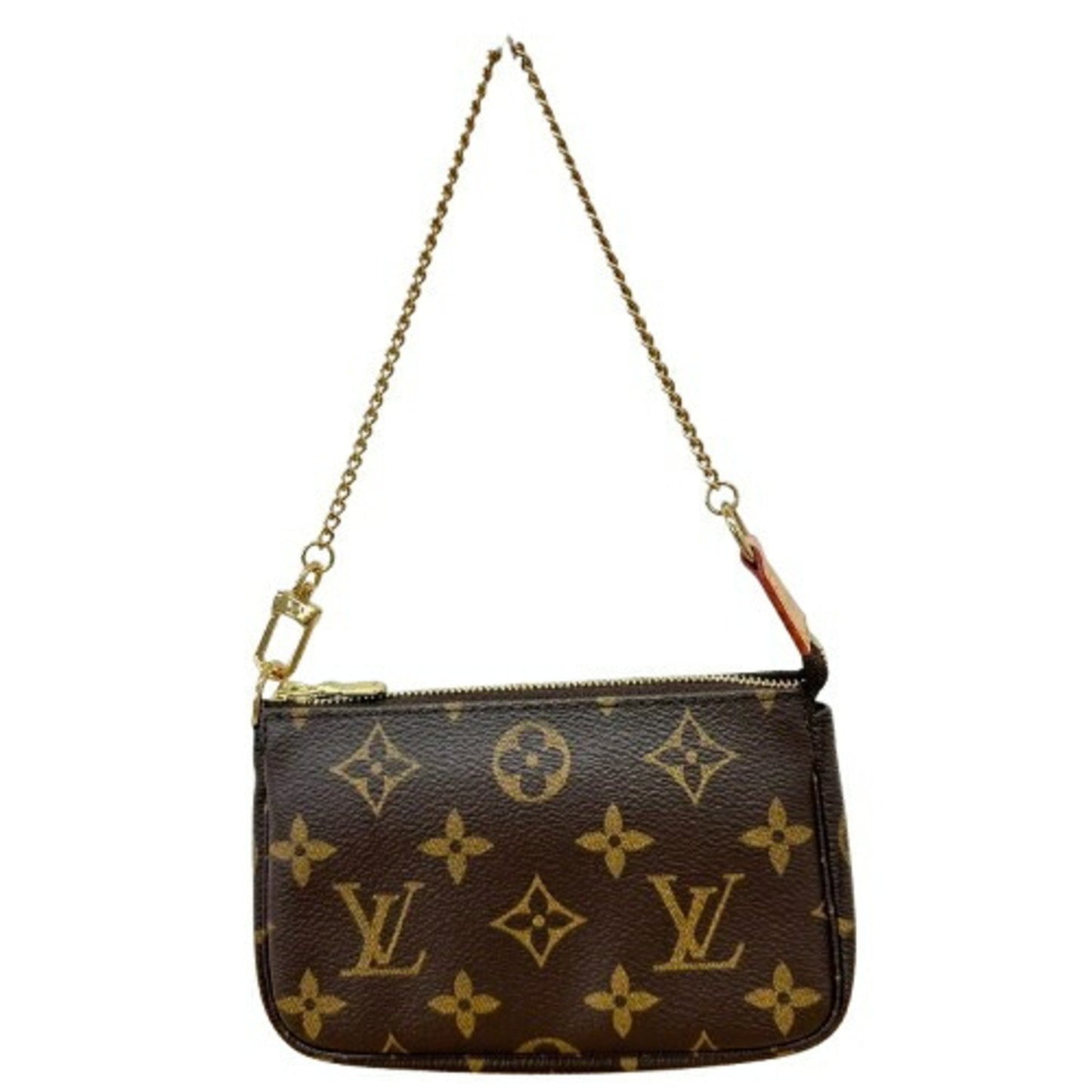 Louis Vuitton Mini Pochette Accessoires, Brown, Canvas, clutch