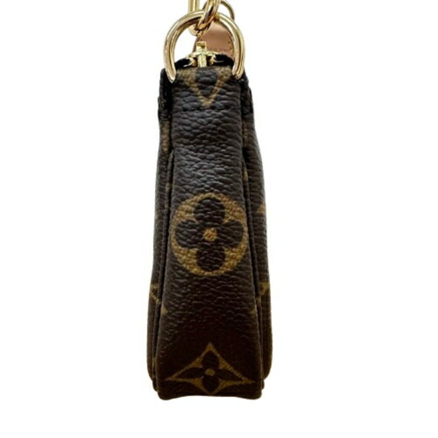 Louis Vuitton Mini Pochette Accessoires, Brown, Canvas, clutch