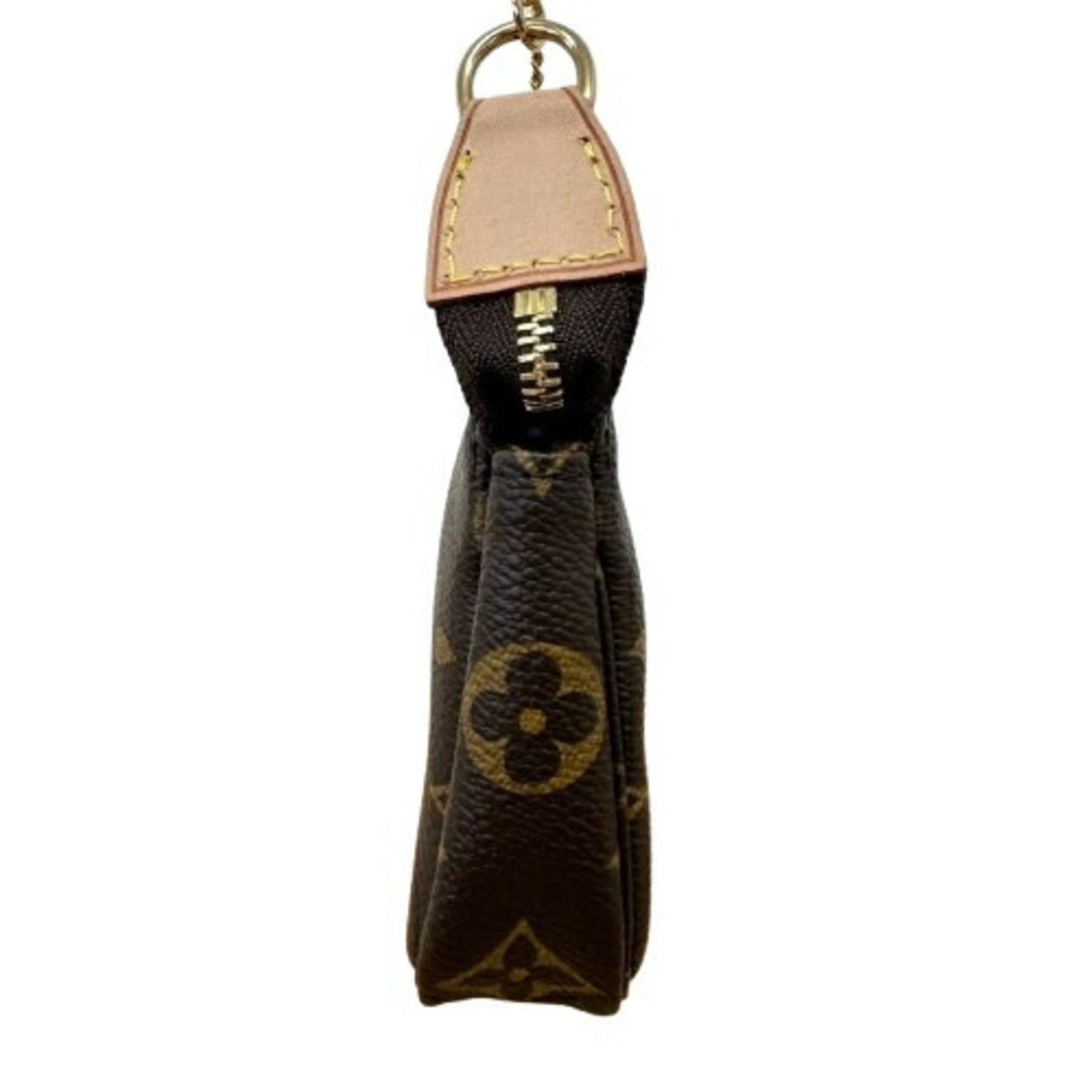 Louis Vuitton Mini Pochette Accessoires, Brown, Canvas, clutch