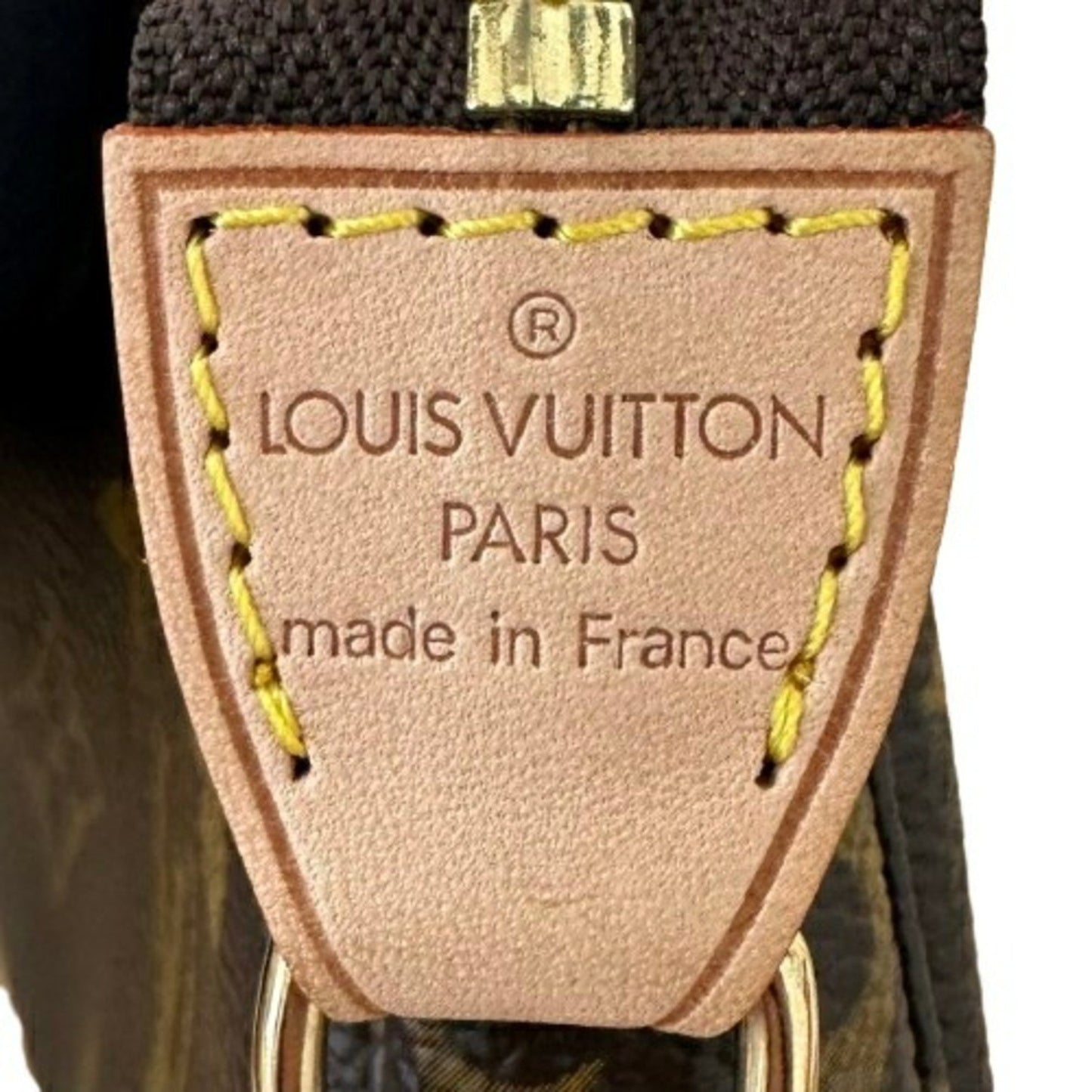 Louis Vuitton Mini Pochette Accessoires, Brown, Canvas, clutch