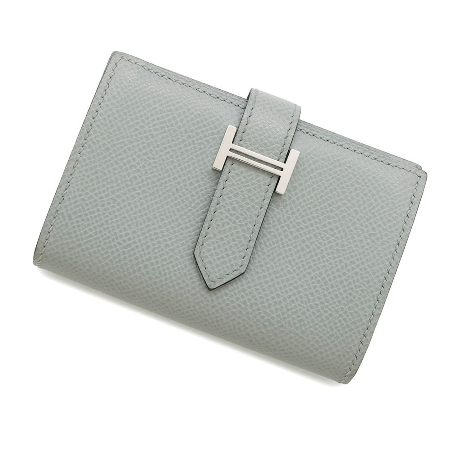 Hermès Béarn, Blue, Leather, wallet
