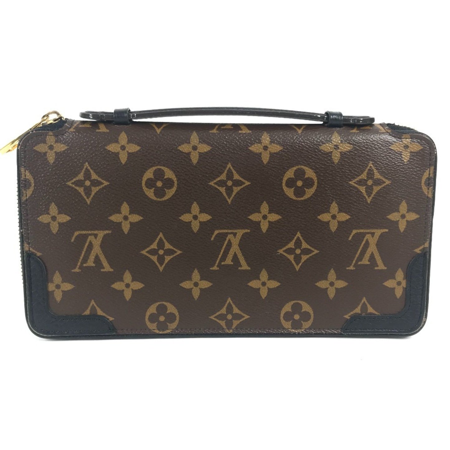 Louis Vuitton Daily, Black, Canvas, wallet