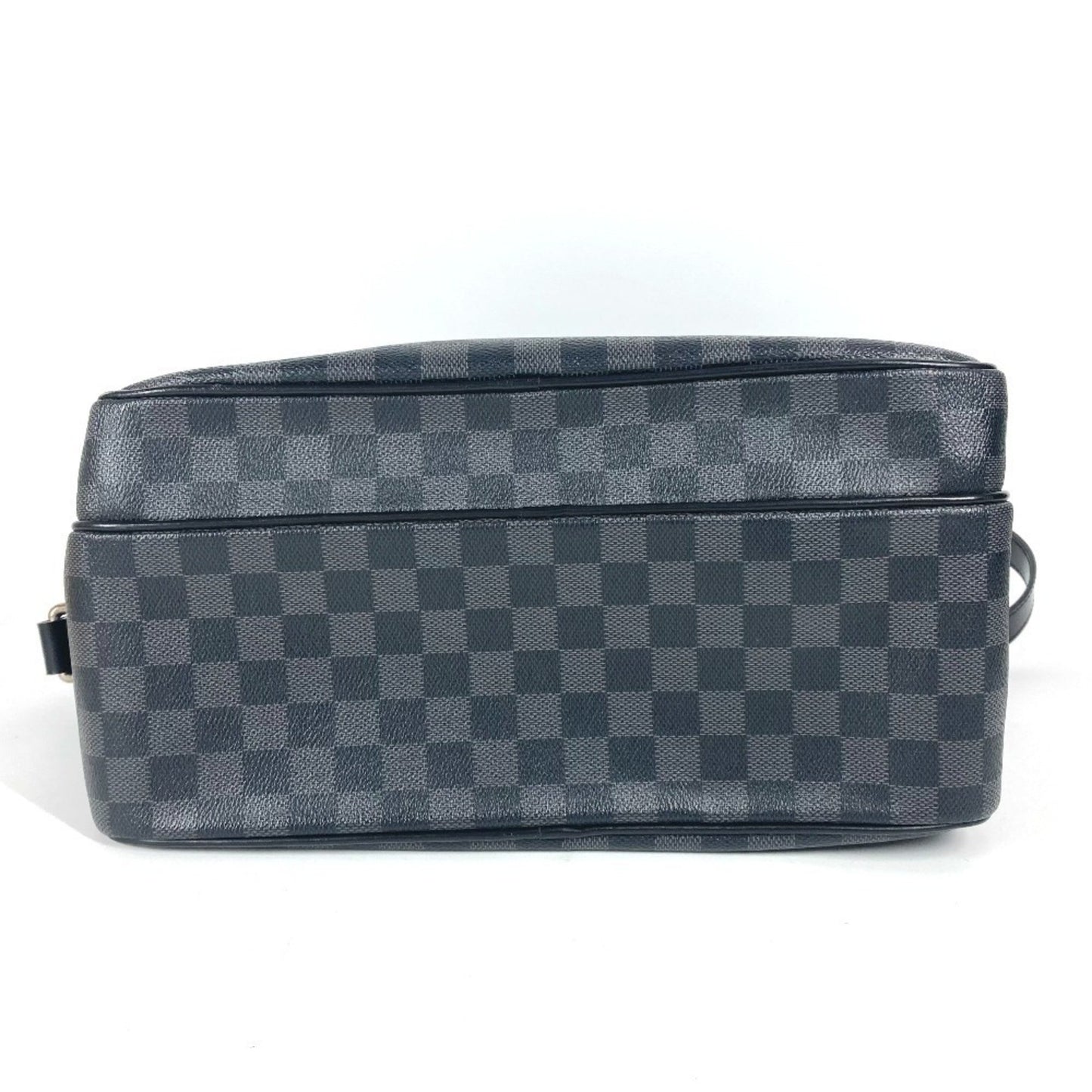 Louis Vuitton Leoh, Black, Canvas, shoulder