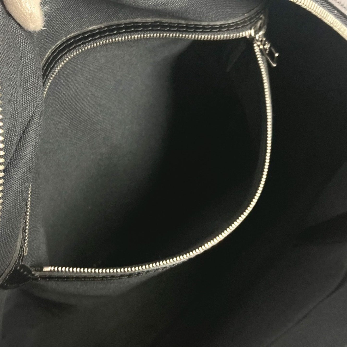 Louis Vuitton Leoh, Black, Canvas, shoulder