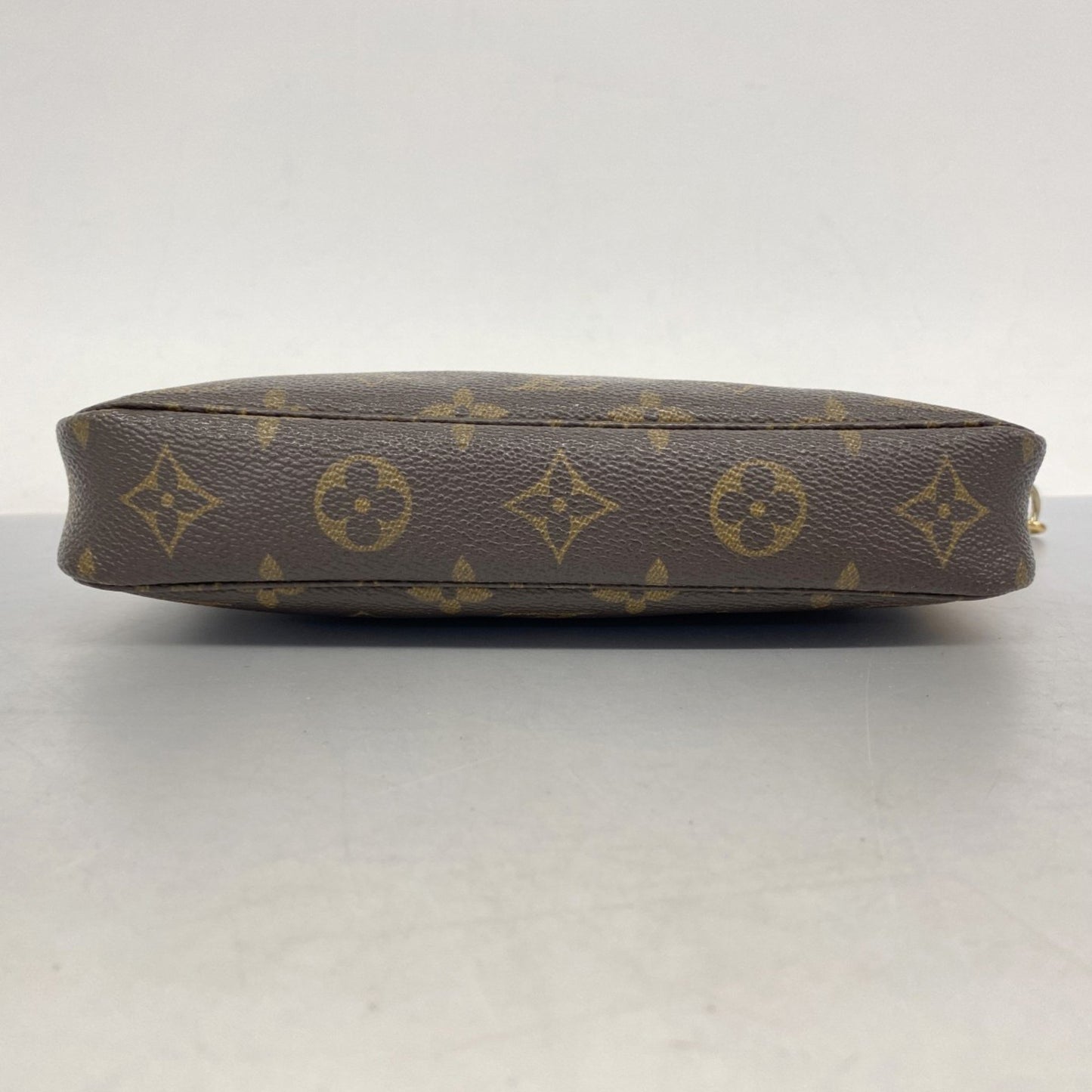 Louis Vuitton Pochette Accessoire, Brown, Canvas, clutch