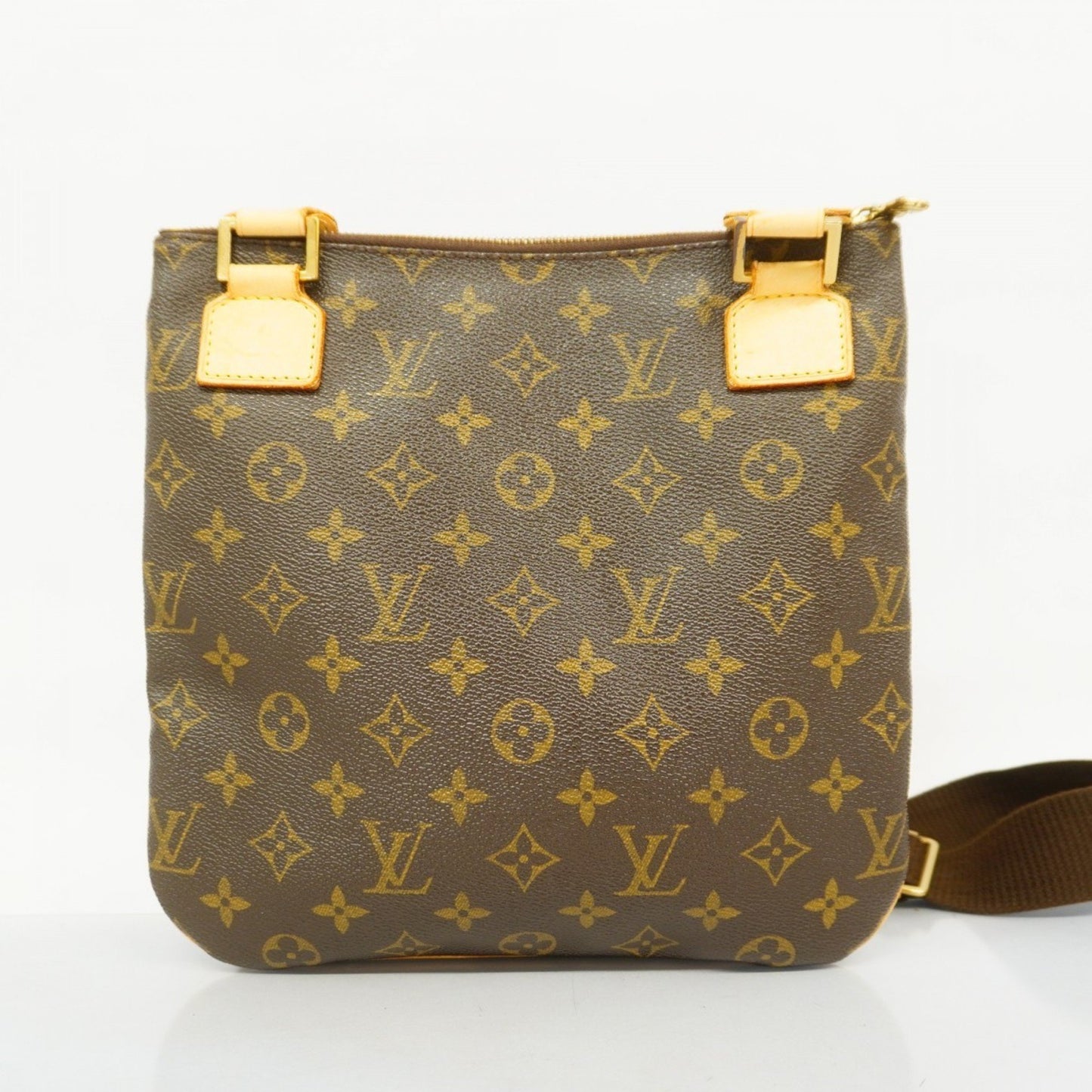 Louis Vuitton Bosphore, Brown, Canvas, shoulder