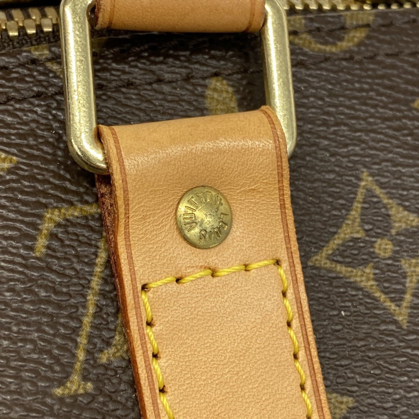 Louis Vuitton Keepall Bandouliere 55, Brown, Canvas, travel