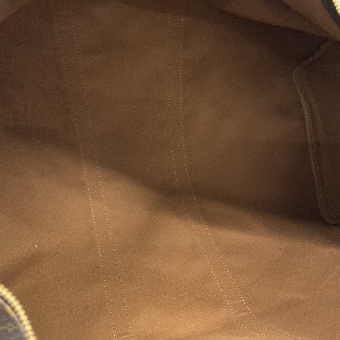 Louis Vuitton Keepall Bandouliere 55, Brown, Canvas, travel