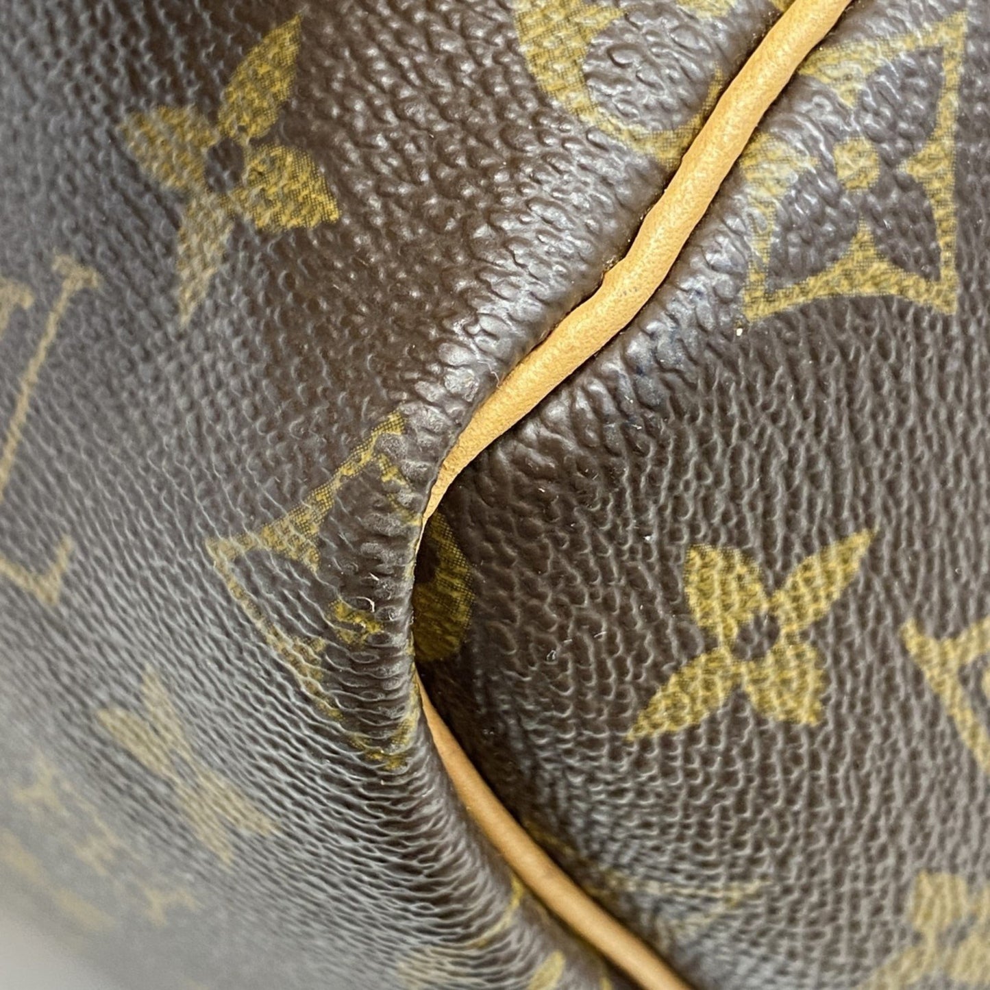 Louis Vuitton Keepall Bandouliere 55, Brown, Canvas, travel