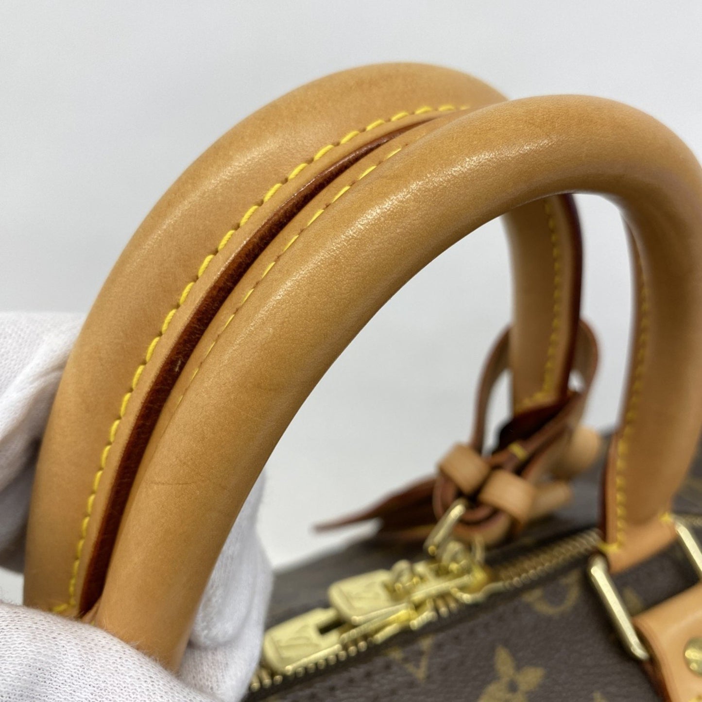Louis Vuitton Keepall Bandouliere 55, Brown, Canvas, travel