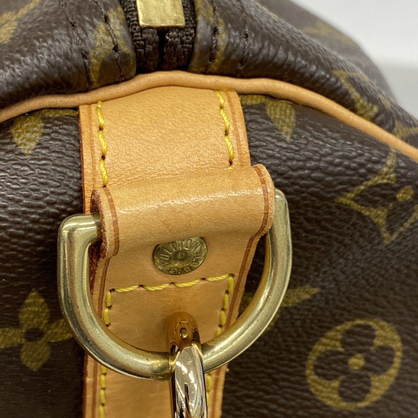 Louis Vuitton Keepall Bandouliere 55, Brown, Canvas, travel
