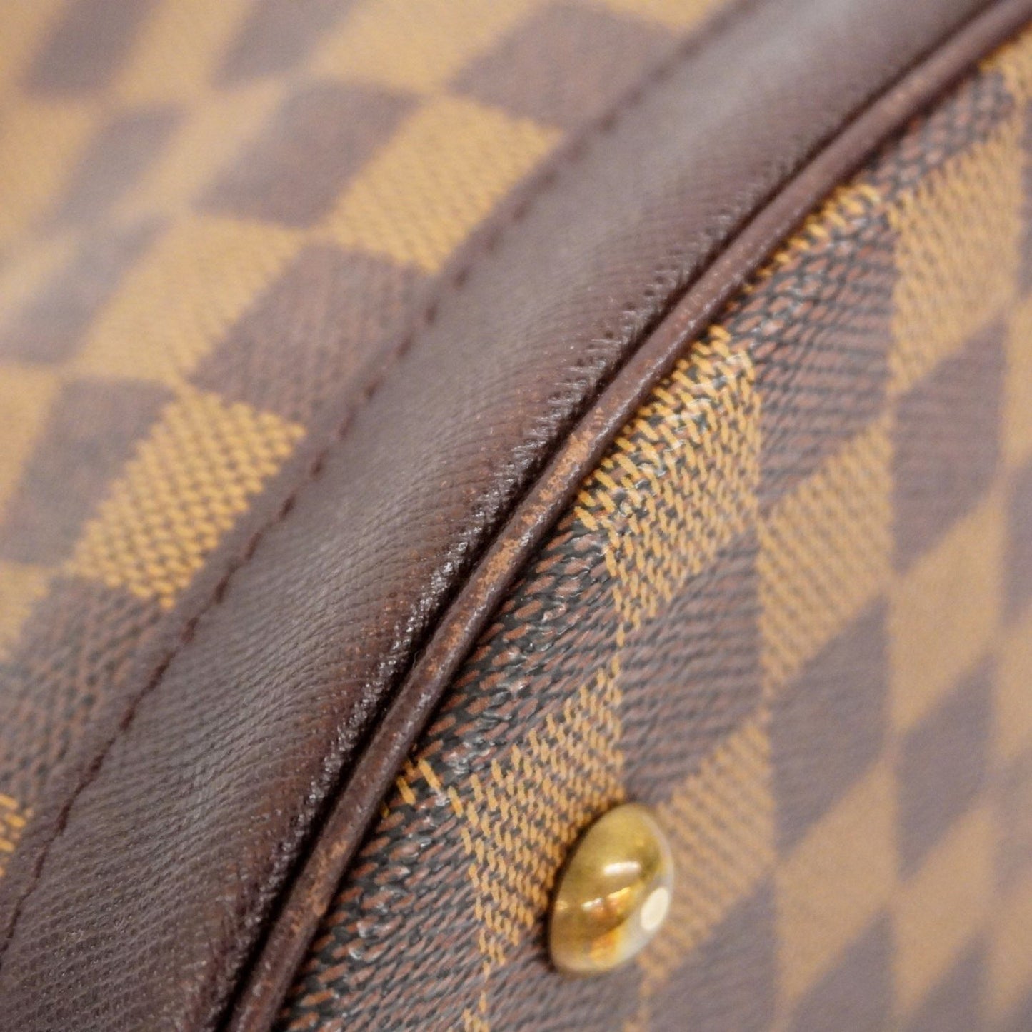 Louis Vuitton Bucket PM, Brown, Canvas, tote