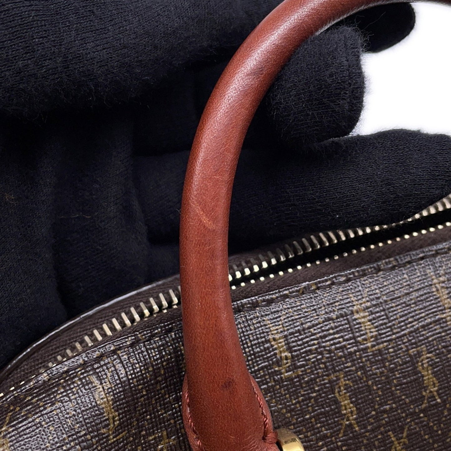 Saint Laurent Duffle, Brown, Canvas, handbag