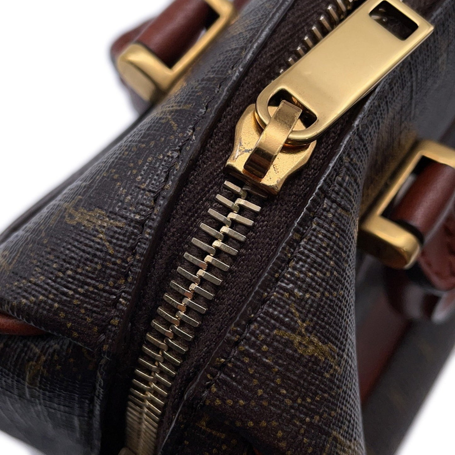 Saint Laurent Duffle, Brown, Canvas, handbag