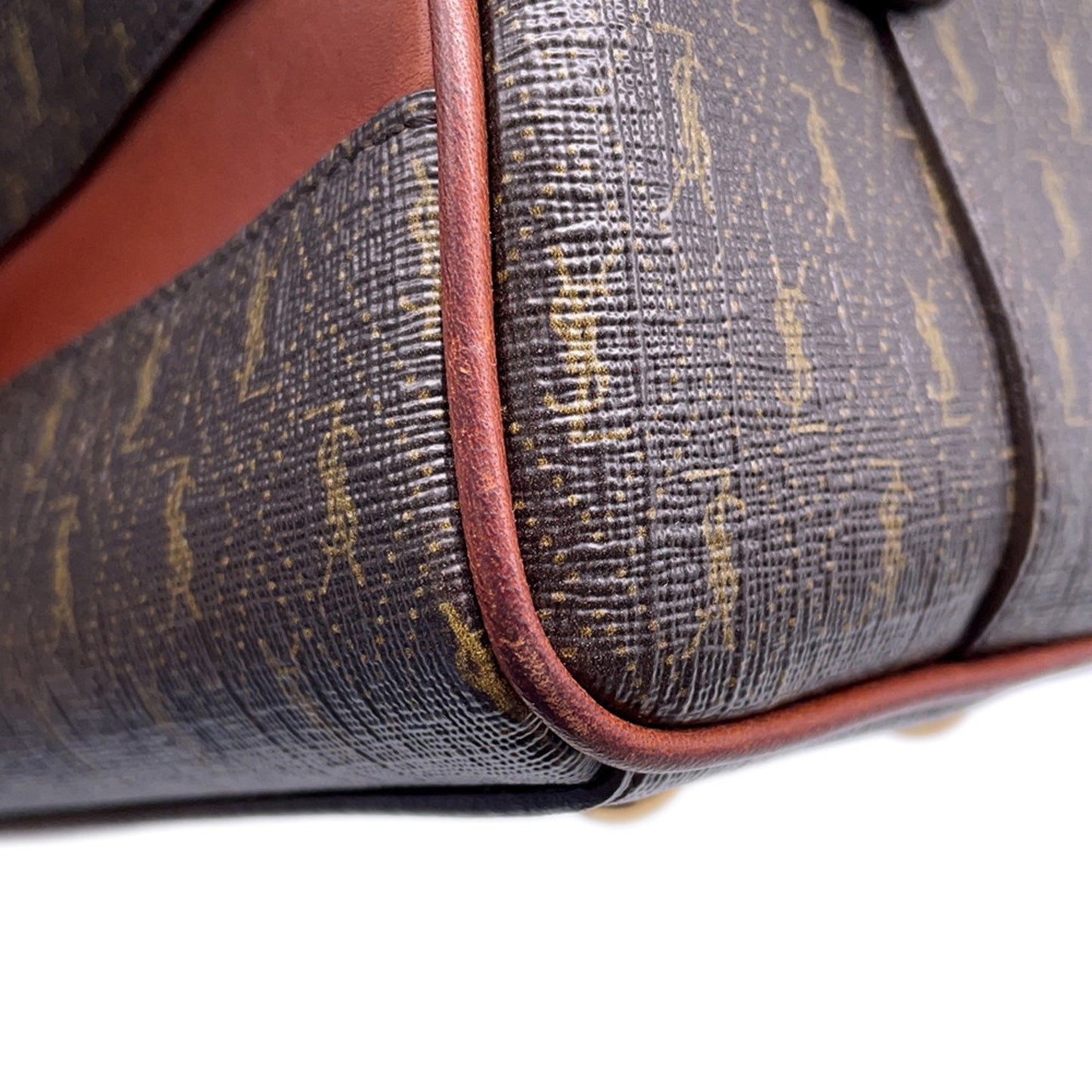 Saint Laurent Duffle, Brown, Canvas, handbag