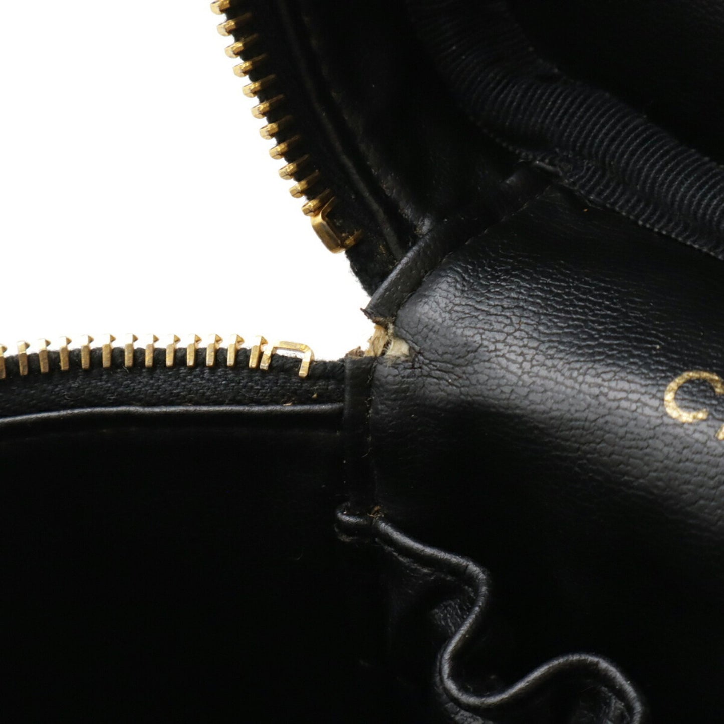 Chanel Vanity, Black, Leather, handbag