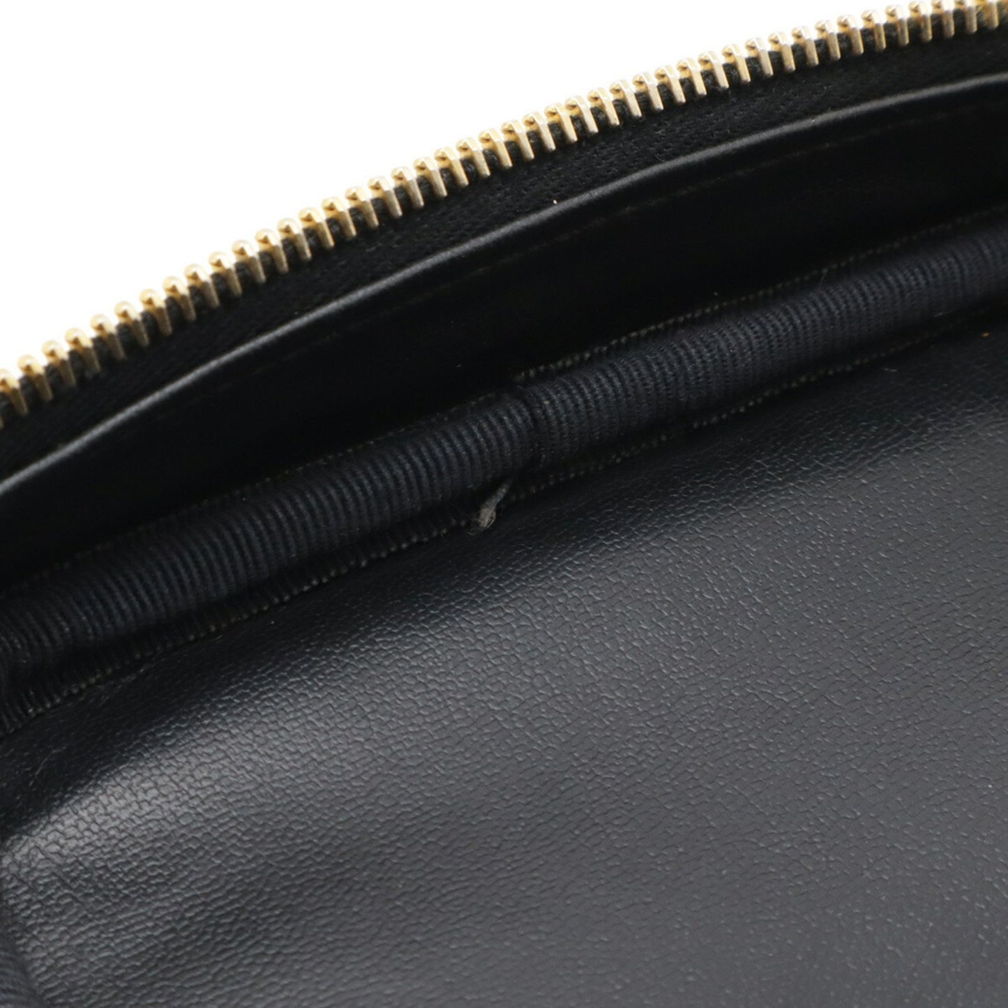 Chanel Vanity, Black, Leather, handbag