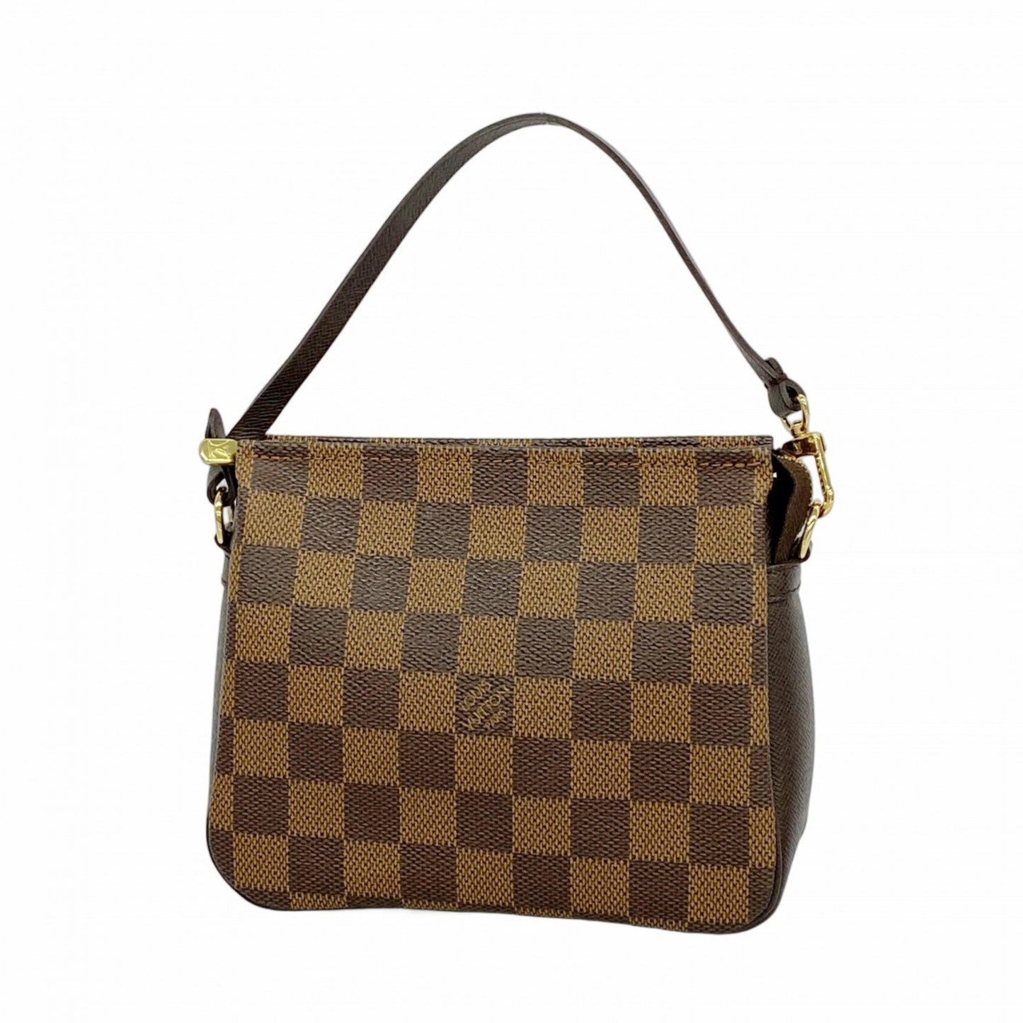 Louis Vuitton Trousse makeup, Brown, Canvas, wallet