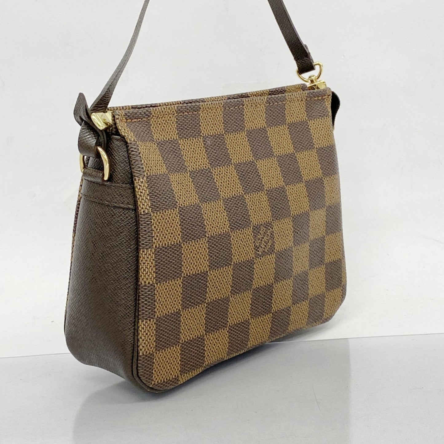 Louis Vuitton Trousse makeup, Brown, Canvas, wallet