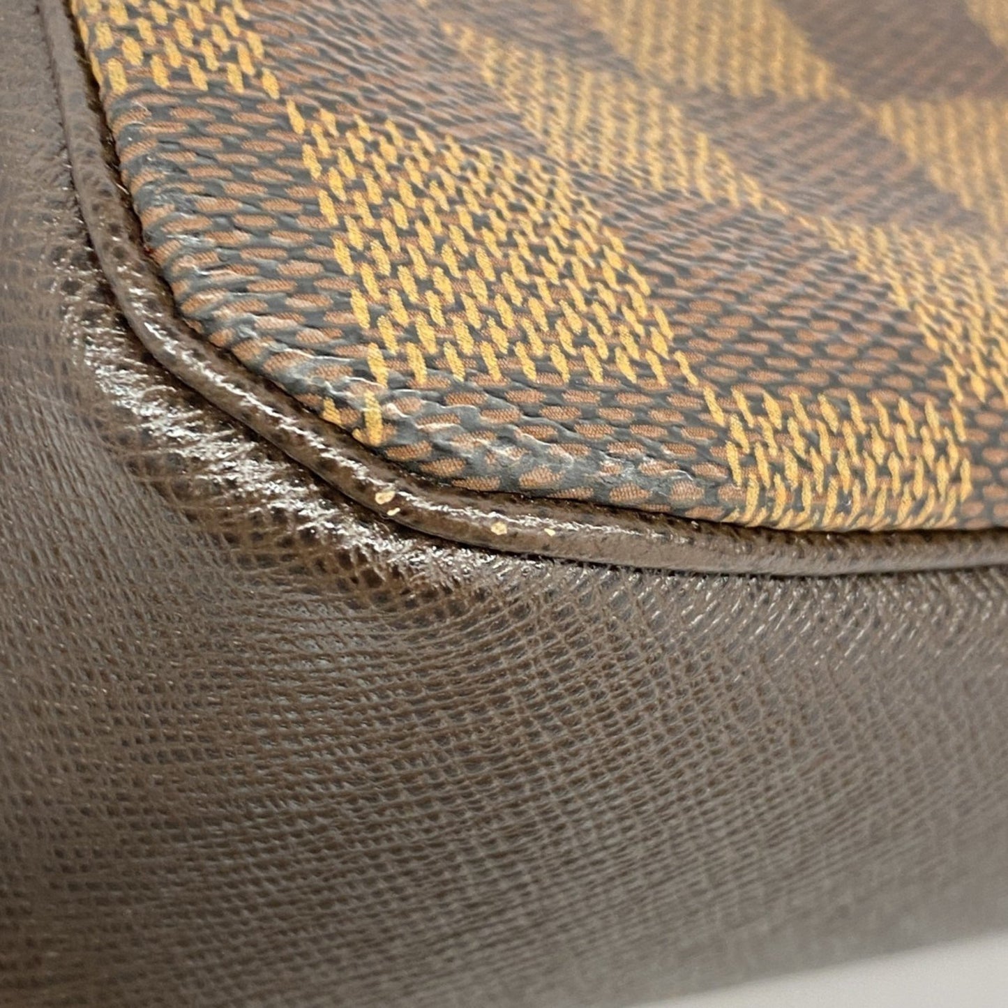 Louis Vuitton Trousse makeup, Brown, Canvas, wallet