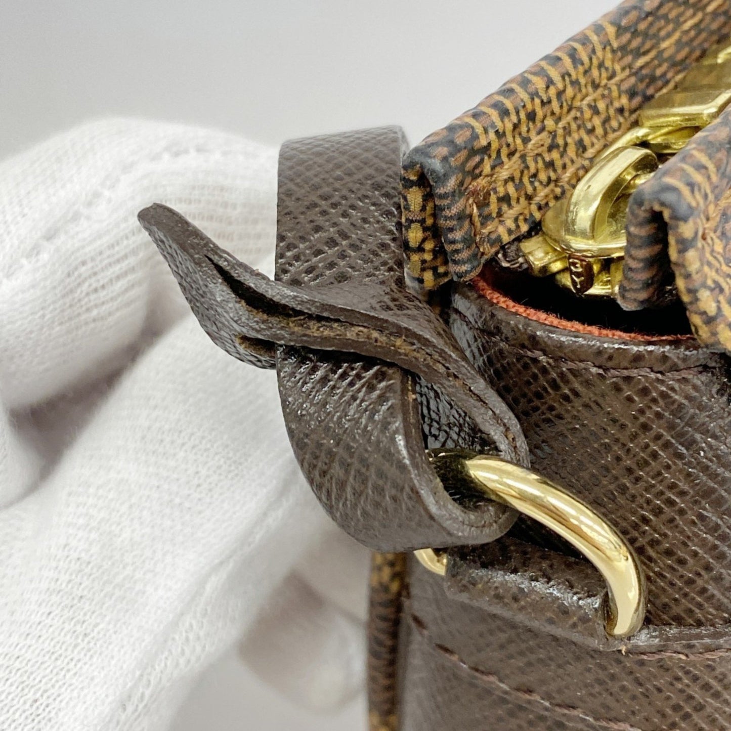 Louis Vuitton Trousse makeup, Brown, Canvas, wallet