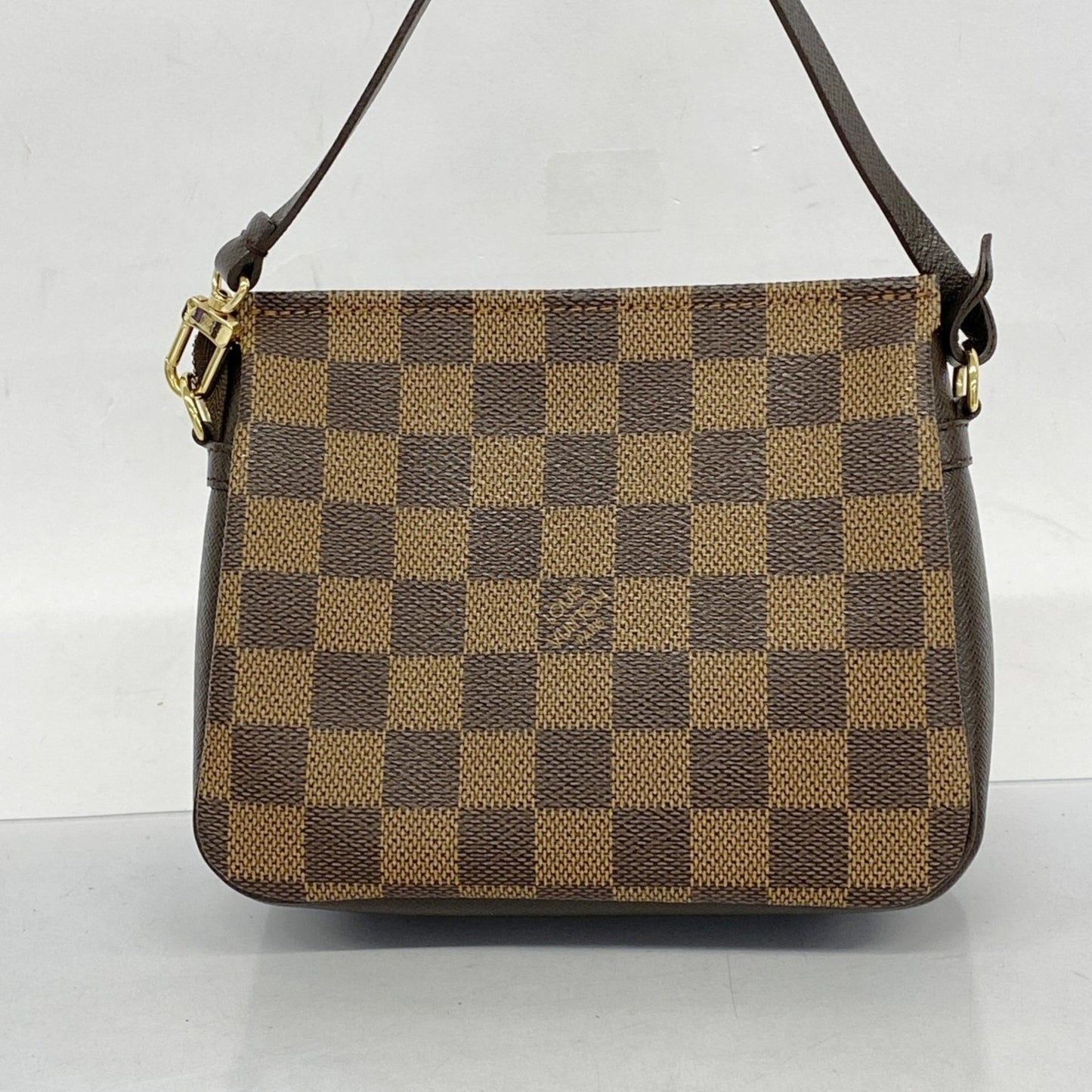Louis Vuitton Trousse makeup, Brown, Canvas, wallet