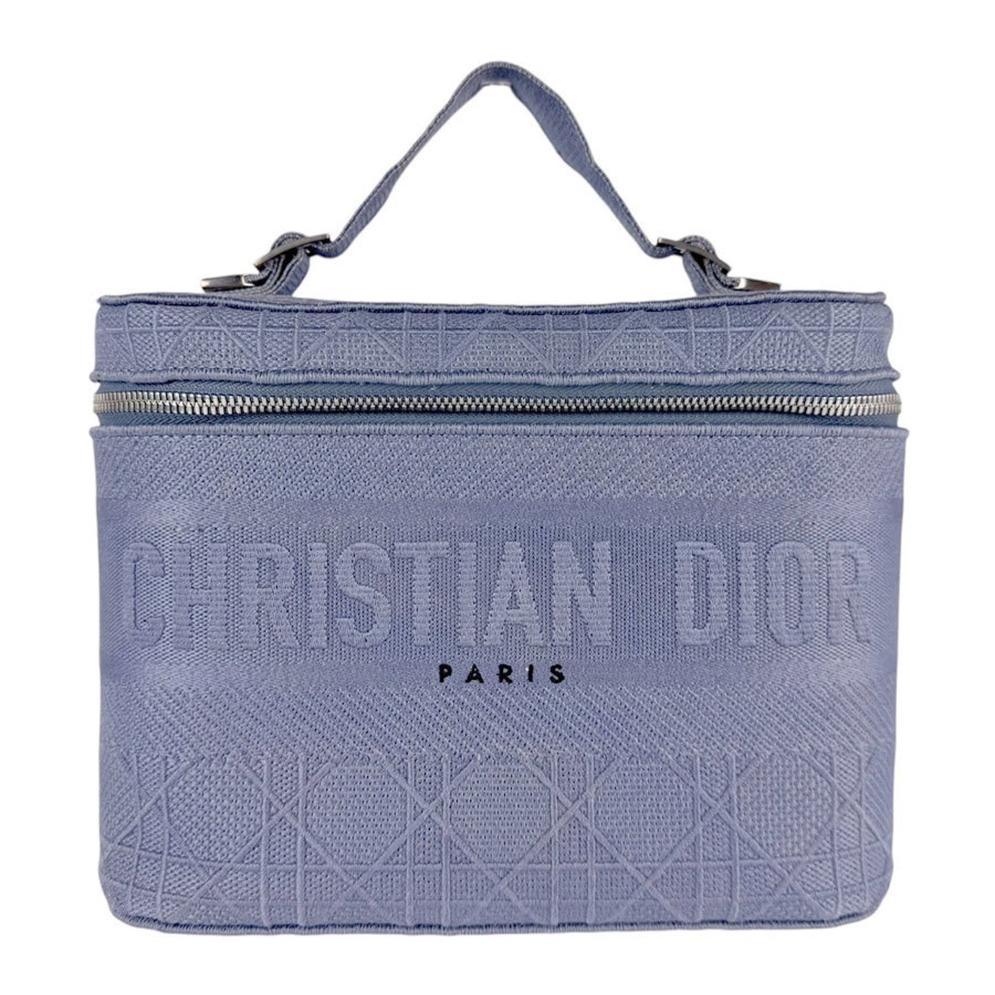 Dior Vanity, Blue, Canvas, handbag