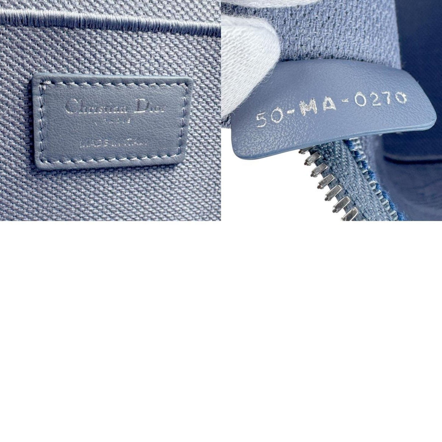 Dior Vanity, Blue, Canvas, handbag