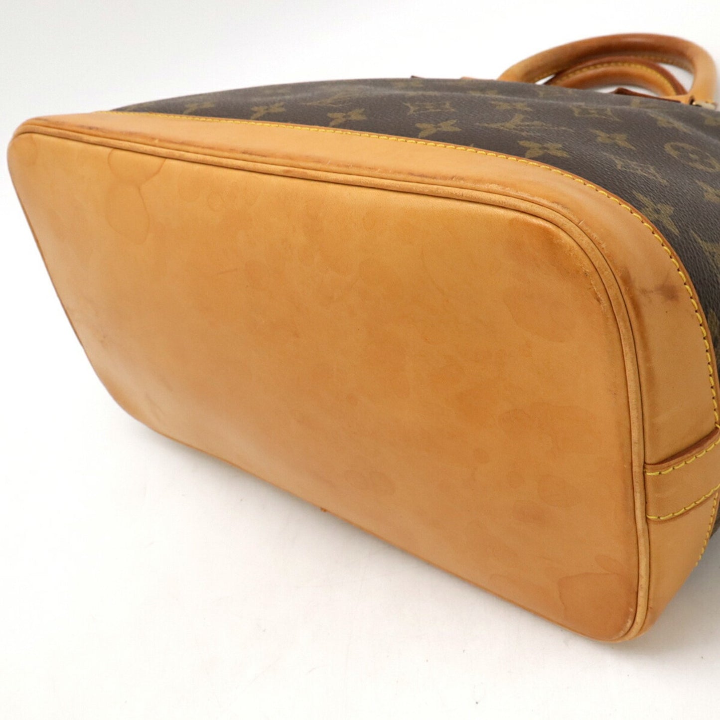 Louis Vuitton Alma, Brown, Canvas, handbag