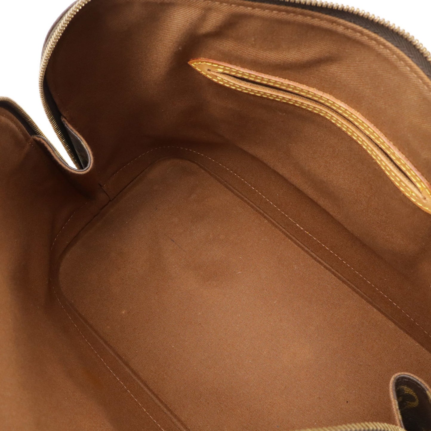 Louis Vuitton Alma, Brown, Canvas, handbag