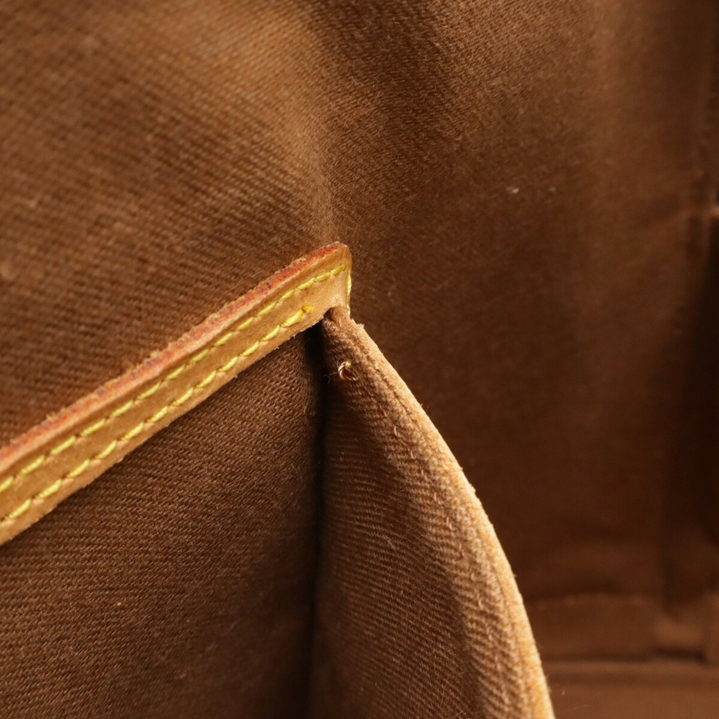 Louis Vuitton Alma, Brown, Canvas, handbag