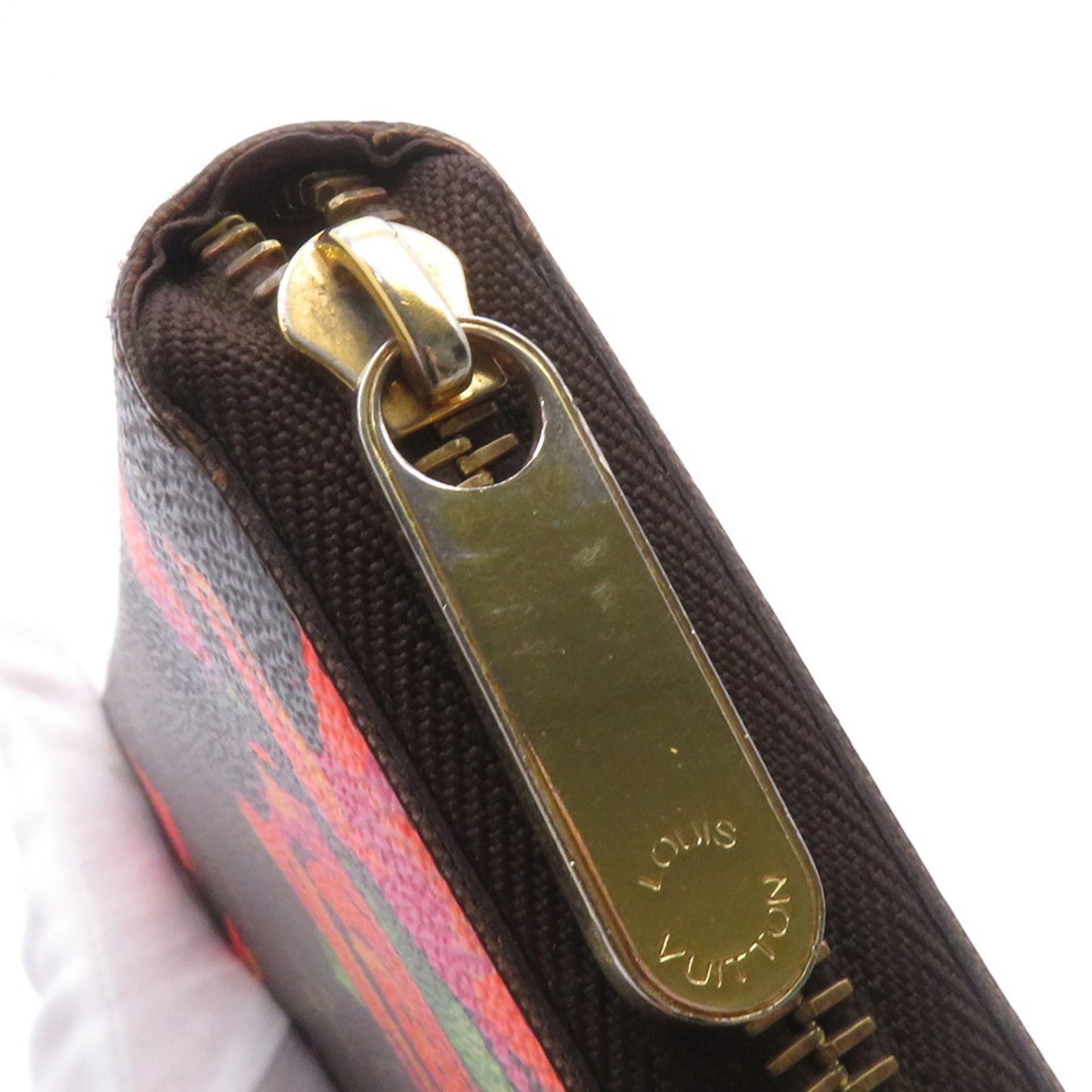 Louis Vuitton Zippy wallet, Brown, Canvas, wallet