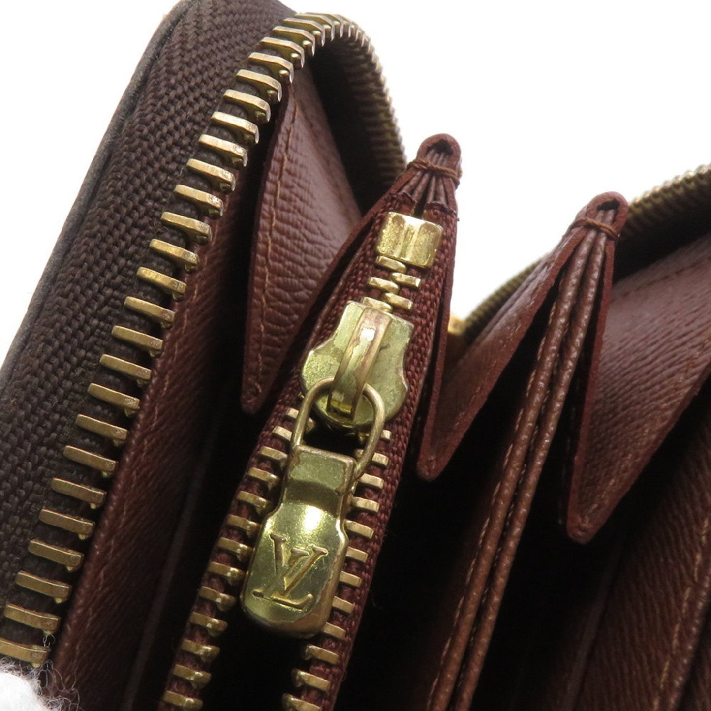 Louis Vuitton Zippy wallet, Brown, Canvas, wallet