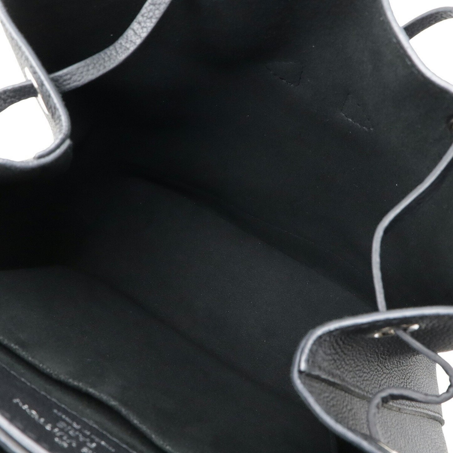 Louis Vuitton Lockme, Black, Leather, backpack