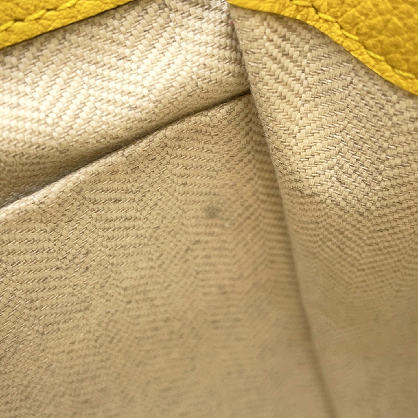 Loewe Hammock, Yellow, Leather, handbag