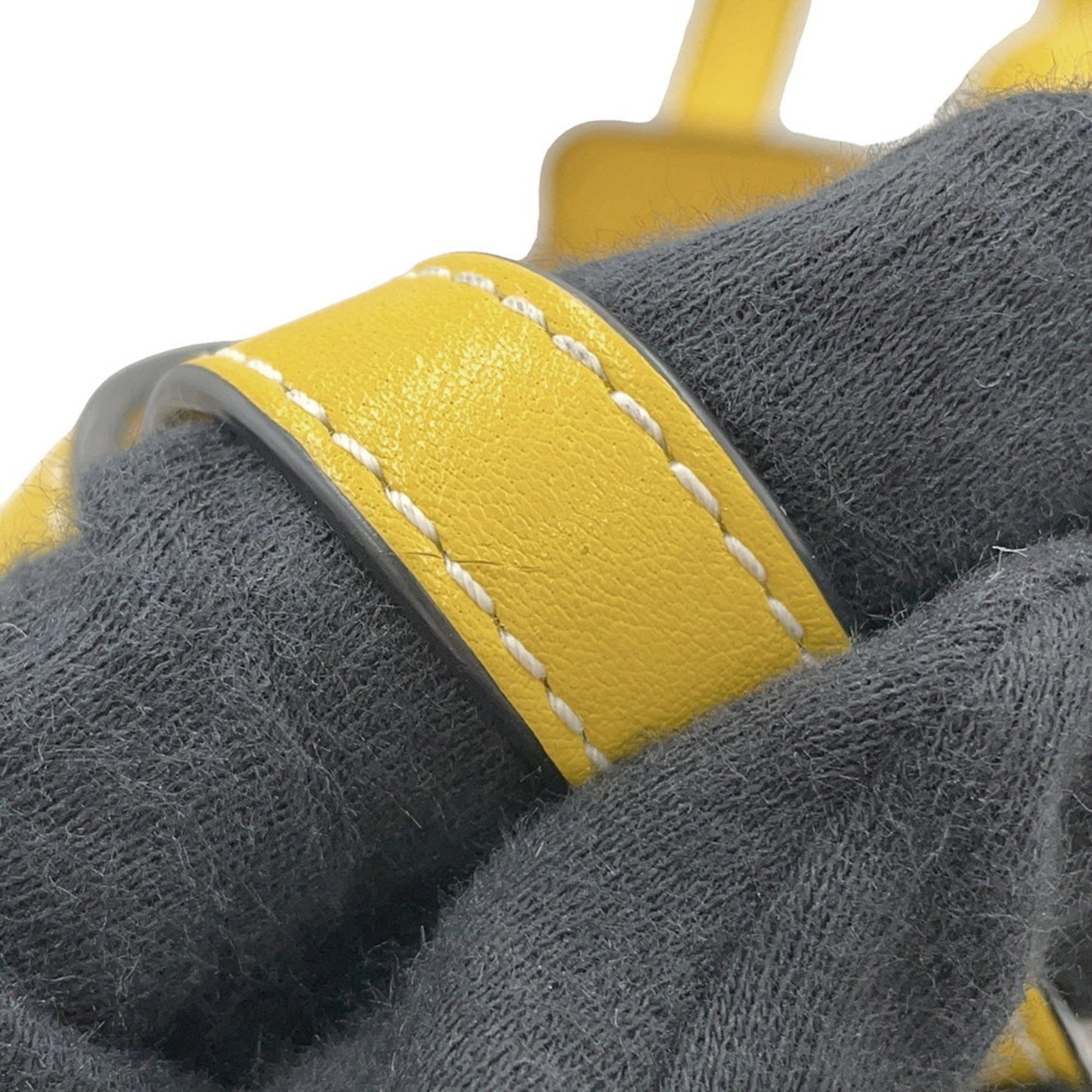 Loewe Hammock, Yellow, Leather, handbag