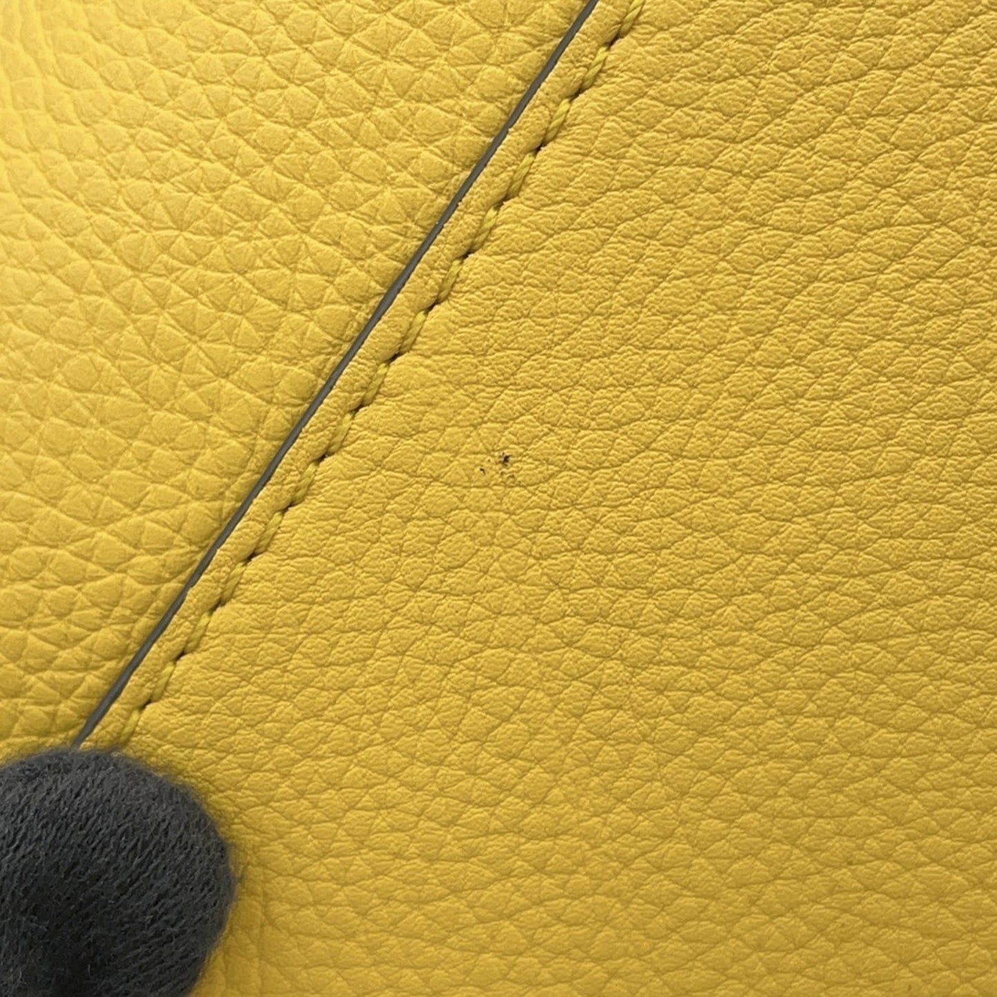 Loewe Hammock, Yellow, Leather, handbag