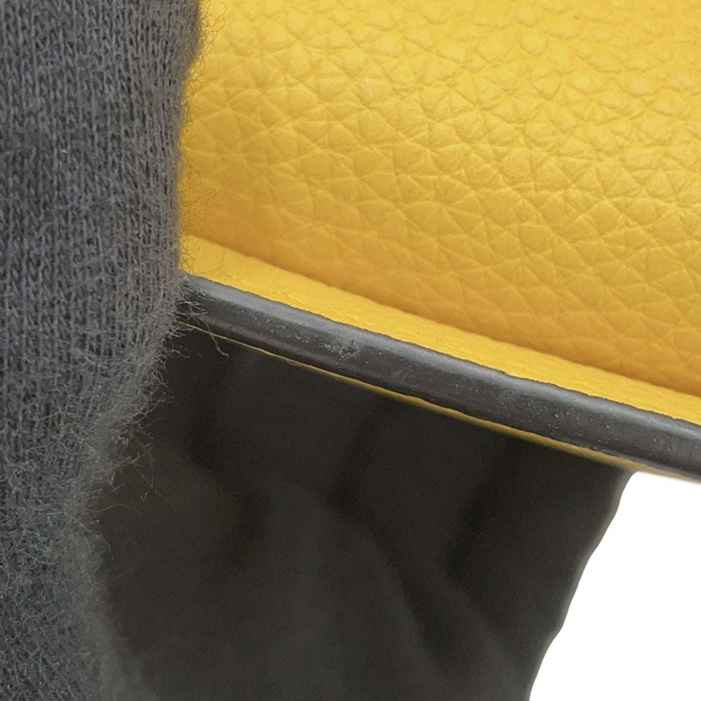 Loewe Hammock, Yellow, Leather, handbag