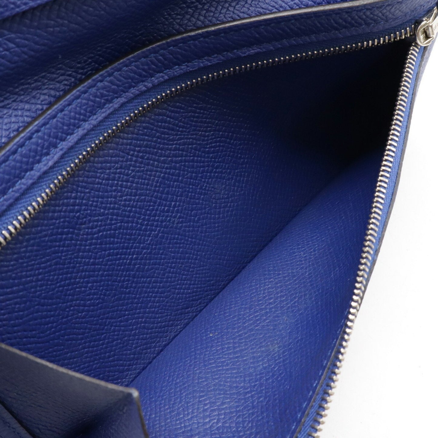 Hermès Béarn, Blue, Leather, wallet