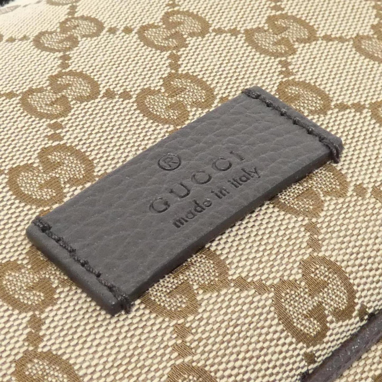 Gucci GG canvas, "BEIGE, BROWN", Canvas, clutch