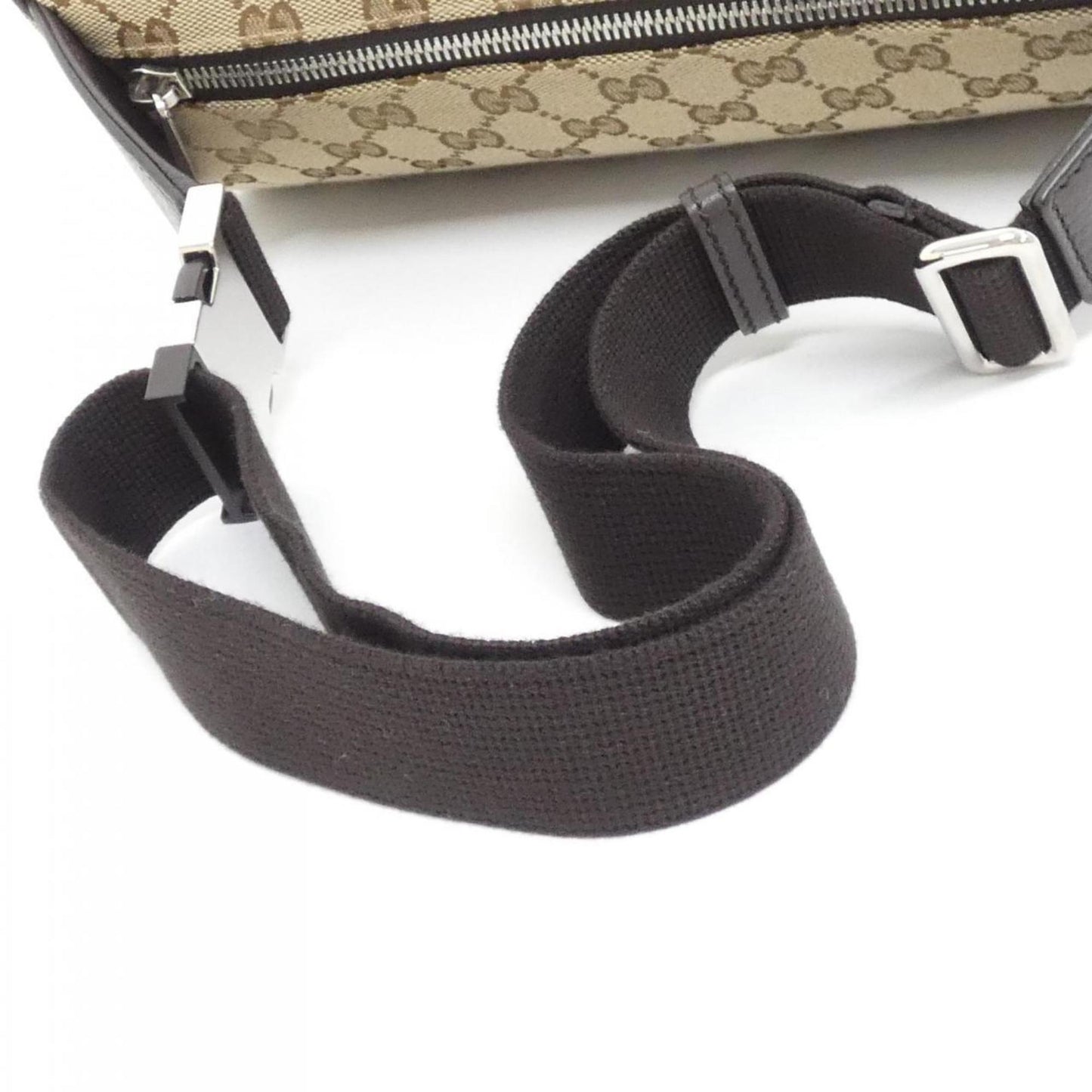 Gucci GG canvas, "BEIGE, BROWN", Canvas, clutch