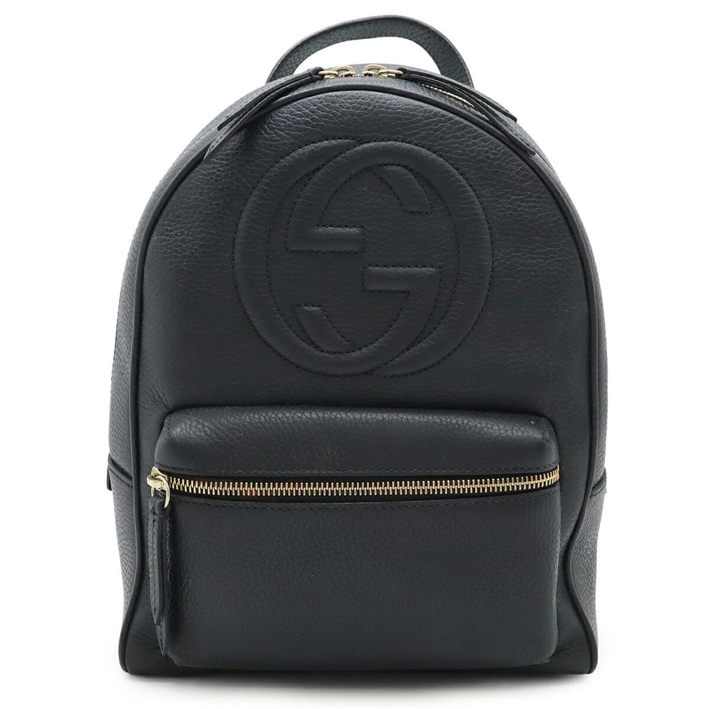 Gucci Soho, Black, Leather, backpack