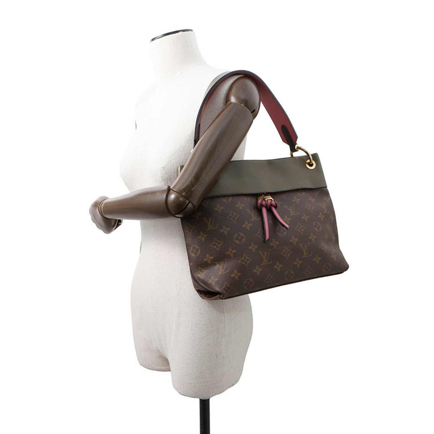 Louis Vuitton Tuileries, Brown, Canvas, shoulder