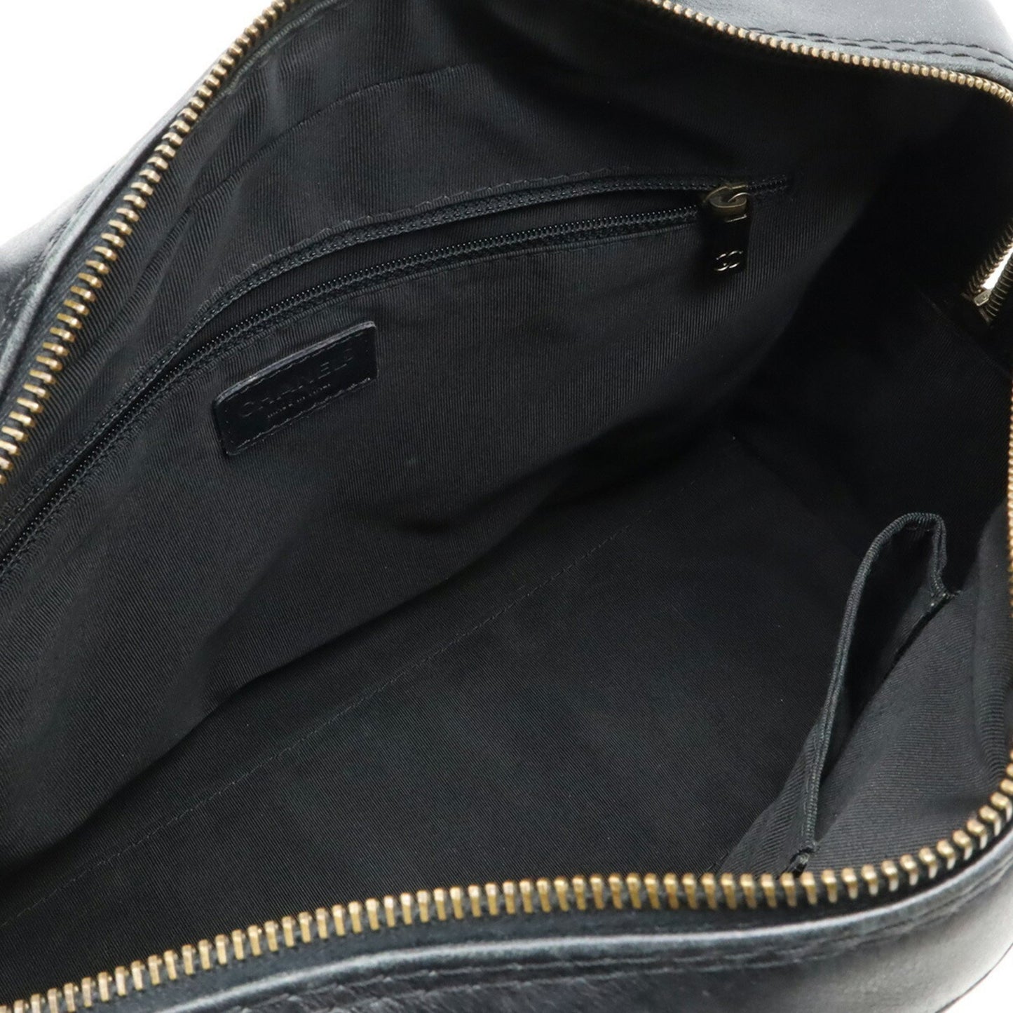 Chanel Wild stitch, Black, Leather, handbag