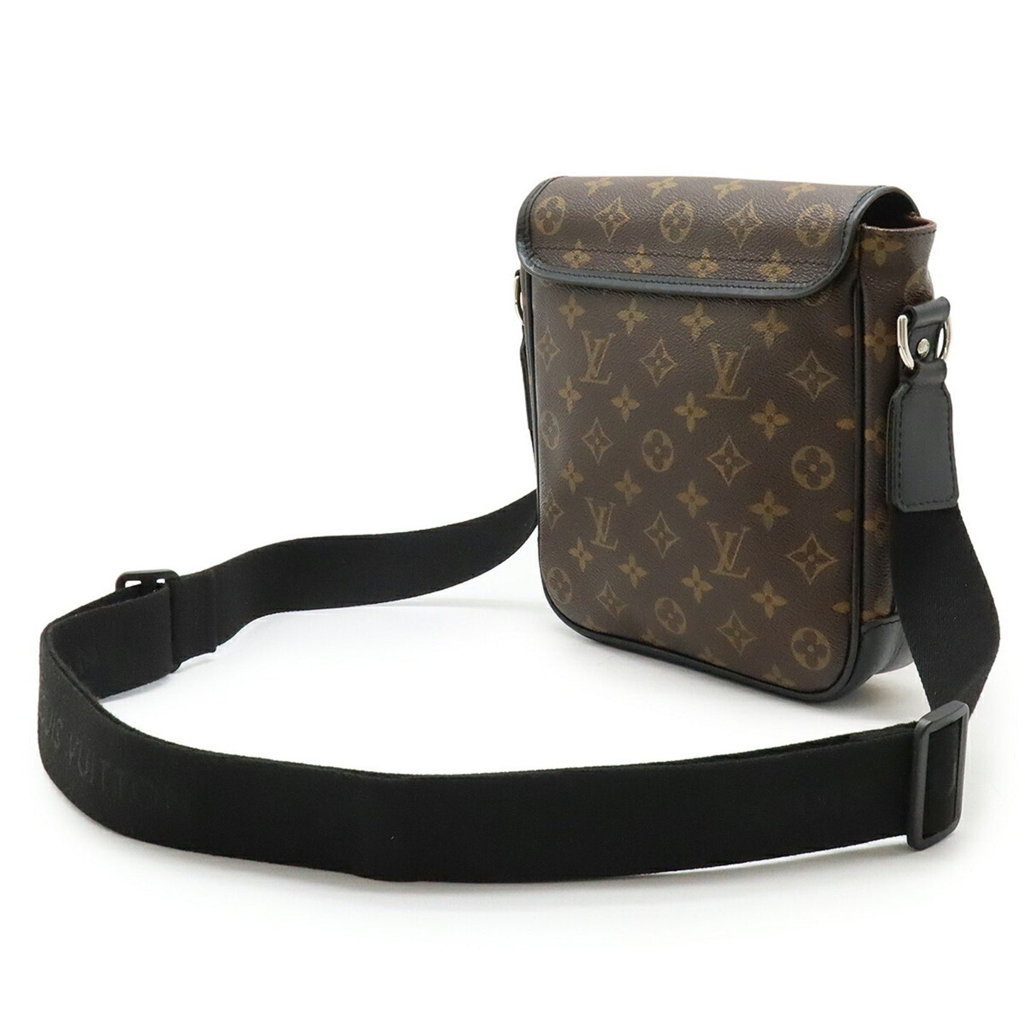 Louis Vuitton Bass, Brown, Canvas, clutch