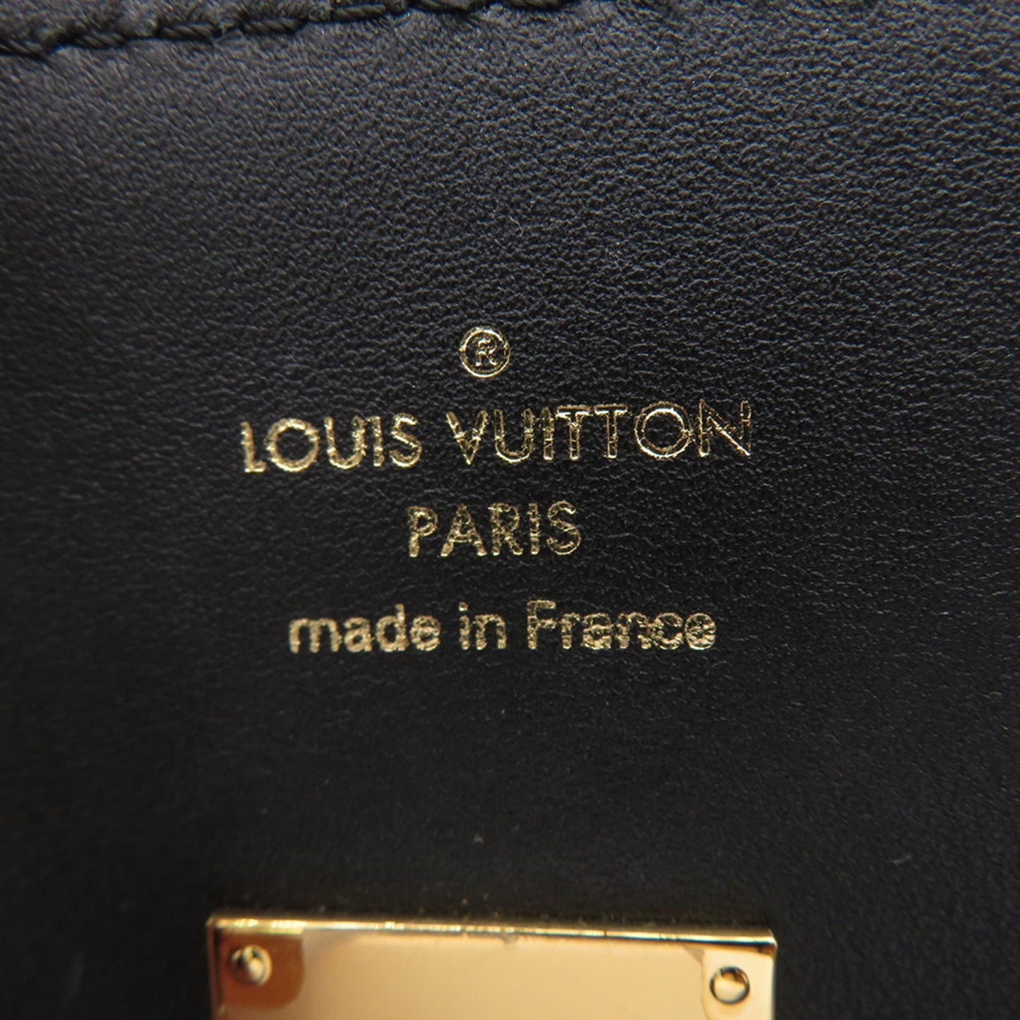 Louis Vuitton Milla, Black, Leather, handbag