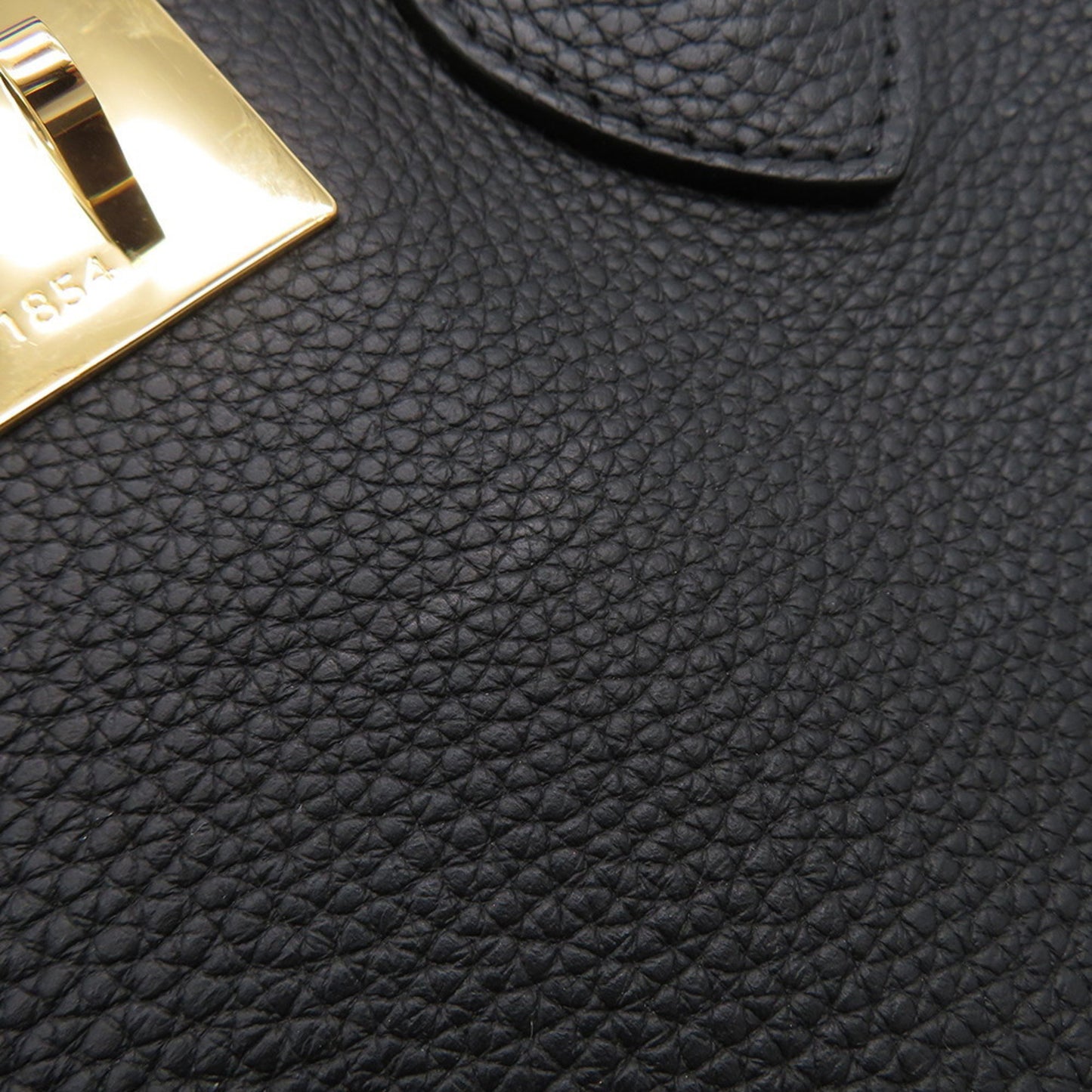 Louis Vuitton Milla, Black, Leather, handbag