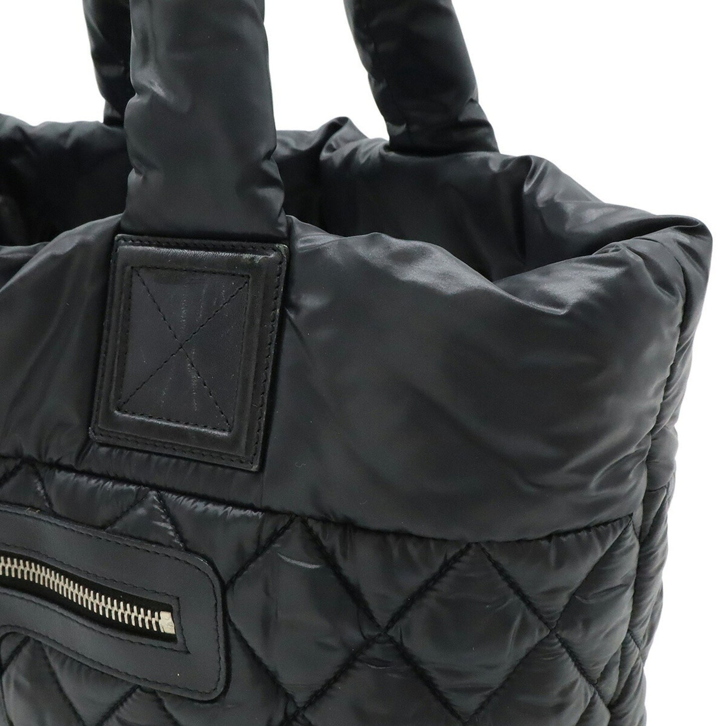 Chanel Coco Cocoon, Black, NYLON, tote