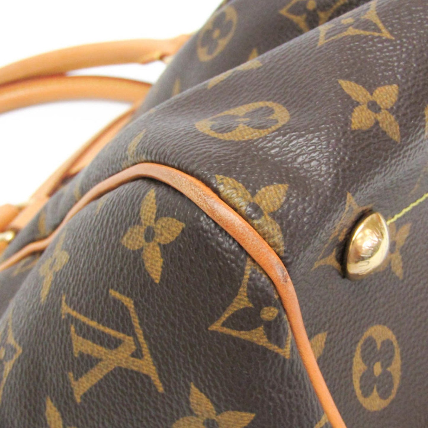 Louis Vuitton Tivoli, Brown, Canvas, handbag